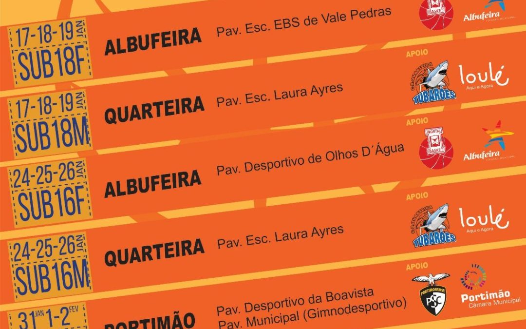 FINAIS A.B. ALGARVE – CAMPEONATOS REGIONAIS 2024/25