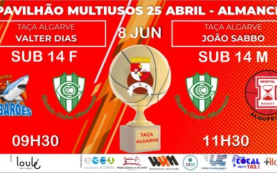Taça Algarve Valter Dias sub14-F e Taça Algarve João Sabbo sub14-M
